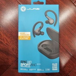 JLAB Epic Air Sport ANC True Wireless Earbuds 2nd Generation